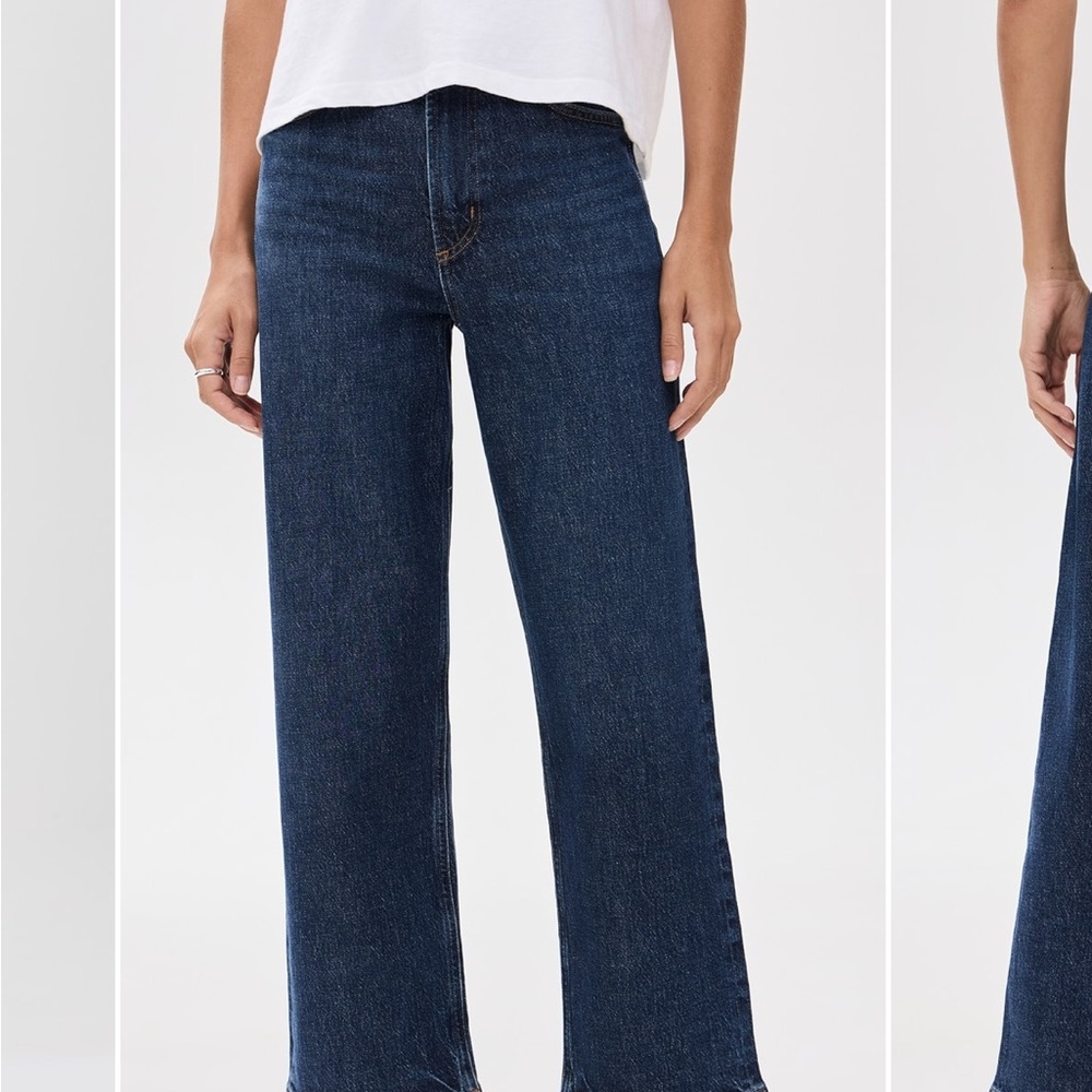Ren agolde in echo Classic Blue Wide-Leg Jeans